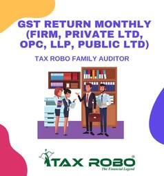 GST Return Monthly (Firm, Private Ltd, OPC, LLP, Public Ltd) - Tax Robo Basic